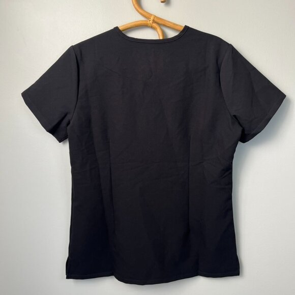 Figs Catarina One-Pocket Scrub Top Black Women's Small NWT - Picture 7 of 9